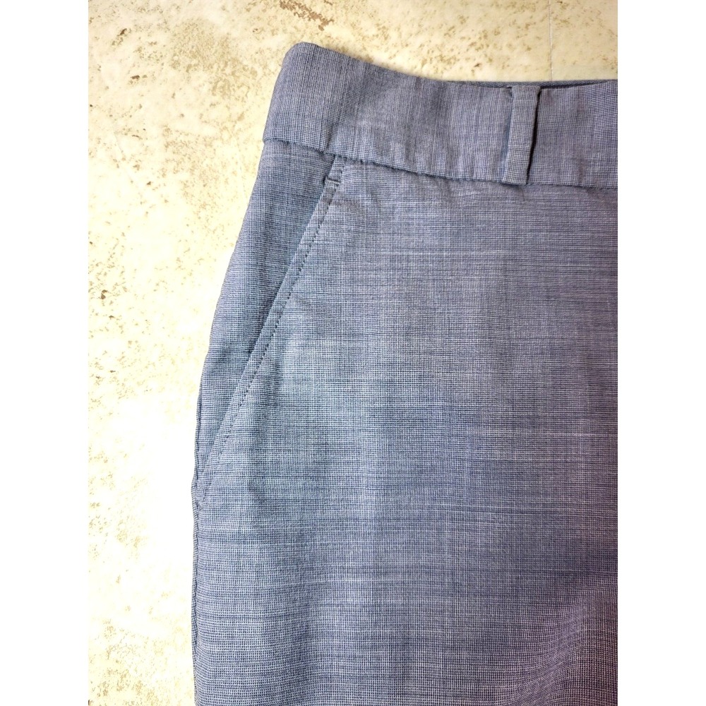 Banana Republic Gray Martin Fit Wool Lined Straight Leg Trouser Petite 8 - Picture 7 of 10